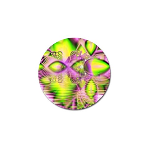 Raspberry Lime Mystical Magical Lake, Abstract  Golf Ball Marker 10 Pack from UrbanLoad.com Front