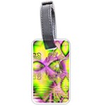 Raspberry Lime Mystical Magical Lake, Abstract  Luggage Tag (One Side)