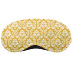 Sunny Yellow Damask Pattern Sleeping Mask