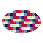 Hearts Magnet (Oval)