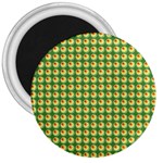 Retro 3  Button Magnet