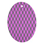 Retro Oval Ornament (Two Sides)