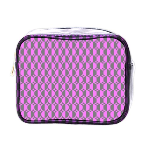 Retro Mini Travel Toiletry Bag (One Side) from UrbanLoad.com Front