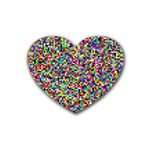 Color Drink Coasters (Heart)