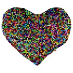 Color 19  Premium Heart Shape Cushion