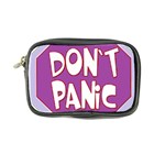 Purple Don t Panic Sign Coin Purse