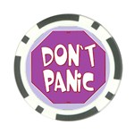 Purple Don t Panic Sign Poker Chip (10 Pack)