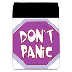 Purple Don t Panic Sign Removable Flap Cover (Large)