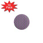 Pattern 1  Mini Button Magnet (10 pack)