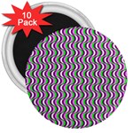 Pattern 3  Button Magnet (10 pack)
