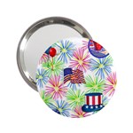 Patriot Fireworks Handbag Mirror (2.25 )