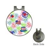 Patriot Fireworks Hat Clip with Golf Ball Marker