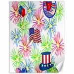 Patriot Fireworks Canvas 12  x 16  (Unframed)