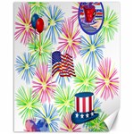 Patriot Fireworks Canvas 16  x 20  (Unframed)