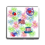Patriot Fireworks Memory Card Reader with Storage (Square)