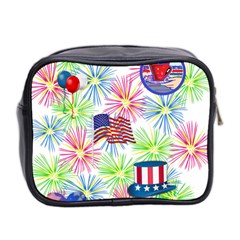 Patriot Fireworks Mini Travel Toiletry Bag (Two Sides) from UrbanLoad.com Back