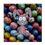 Easter Egg Bunny Treasure Ceramic Tile