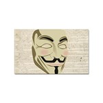 We The Anonymous People Sticker (Rectangle)