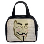 We The Anonymous People Classic Handbag (Two Sides)