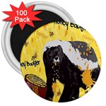Honeybadgersnack 3  Button Magnet (100 pack)
