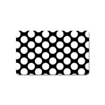 Black And White Polkadot Magnet (Name Card)