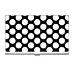 Black And White Polkadot Business Card Holder