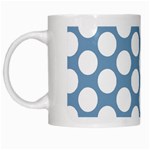 Blue Polkadot White Coffee Mug