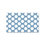 Blue Polkadot Sticker 100 Pack (Rectangle)