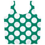 Emerald Green Polkadot Reusable Bag (XL)