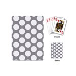 Grey Polkadot Playing Cards (Mini)