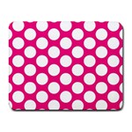 Pink Polkadot Small Mouse Pad (Rectangle)