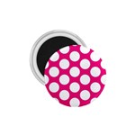 Pink Polkadot 1.75  Button Magnet
