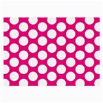 Pink Polkadot Glasses Cloth (Large)