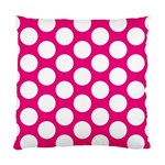 Pink Polkadot Cushion Case (Two Sided) 