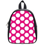 Pink Polkadot School Bag (Small)