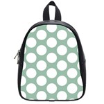 Jade Green Polkadot School Bag (Small)