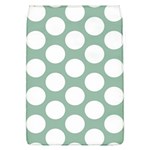 Jade Green Polkadot Removable Flap Cover (Large)