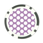 Lilac Polkadot Poker Chip