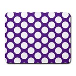Purple Polkadot Small Mouse Pad (Rectangle)