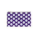 Purple Polkadot Cosmetic Bag (Small)