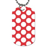 Red Polkadot Dog Tag (Two-sided) 
