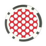Red Polkadot Poker Chip