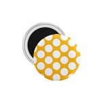 Sunny Yellow Polkadot 1.75  Button Magnet