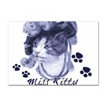 Miss Kitty blues A4 Sticker 100 Pack