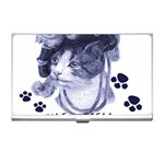 Miss Kitty blues Business Card Holder
