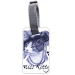 Miss Kitty blues Luggage Tag (One Side)