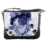 Miss Kitty blues Messenger Bag