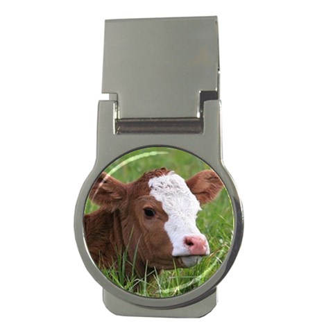Cow Calf Money Clip (Round) from UrbanLoad.com Front