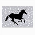 Unicorn on Starry Background Postcard 4 x 6  (10 Pack)