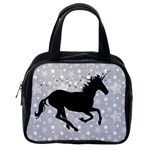 Unicorn on Starry Background Classic Handbag (One Side)